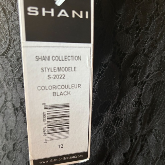 Double Ruffle Lace Dress in Black - Picture 12 of 15